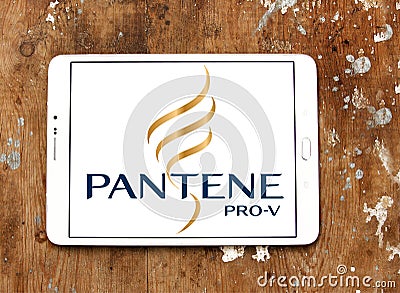 Pantene logo Editorial Stock Photo