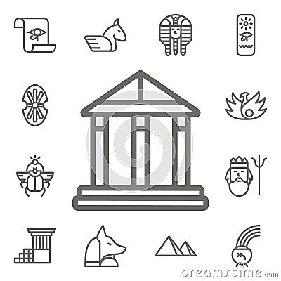 Pantheon icon. Mythology icons universal set for web and mobile Stock Photo