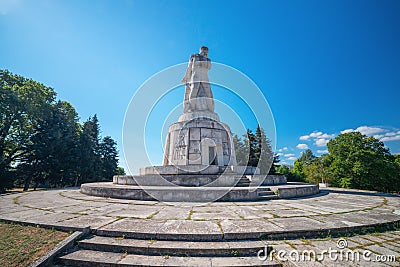 The Pantheon Monument in the Sea Garden of Varna, Bulgaria Editorial Stock Photo