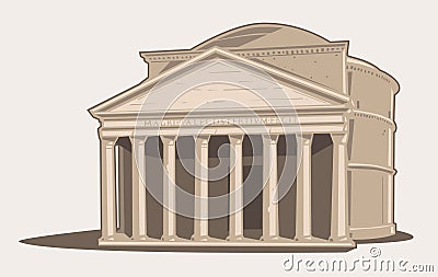 Pantheon Vector Illustration