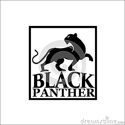 Panther exclusive logo Vector Illustration