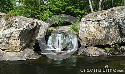 Panther Falls, Amherst County, Virginia, USA Stock Photo