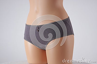 Panties on a mannequin Stock Photo