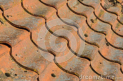 Pantile Roof in Suffolk Stock Photo