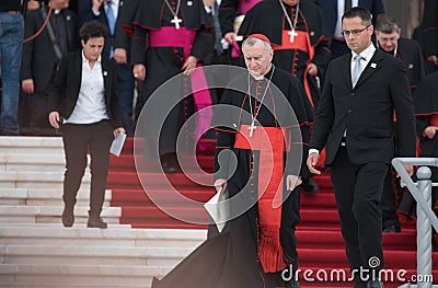 Papa Francisc visit Romania Editorial Stock Photo