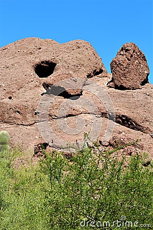 Papago Park Stock Photo