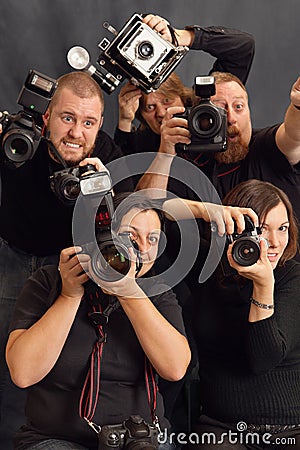 Paparazzi Stock Photo