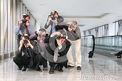 Paparazzi Stock Photo