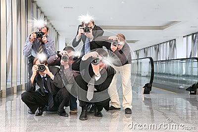 Paparazzi Stock Photo