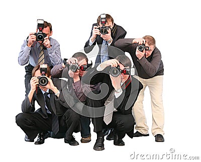 Paparazzi Stock Photo