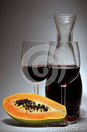 Papaya. Stock Photo