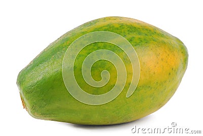 Papaya fruit isolated Stock Photo