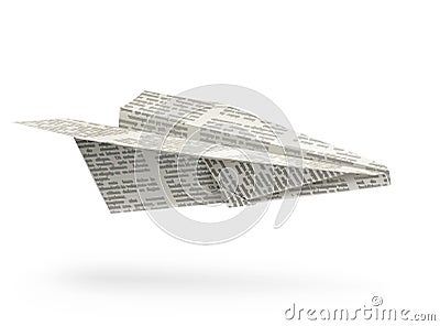 Paper airplane origami Vector Illustration