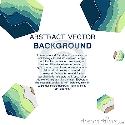 Paper art of Sale discount concept background vector art vector illustration. Vector Illustration