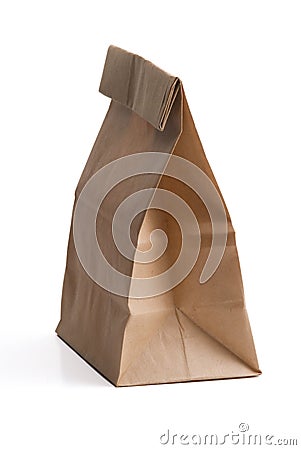 Paper bag Stock Photo