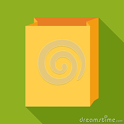 Paper bag icon Vector Illustration