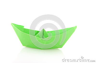 Paper boats Stock Photo