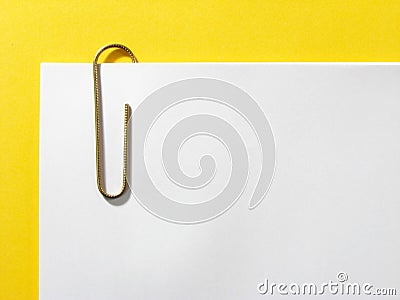 Paper clip Stock Photo