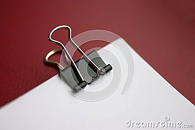 Paper clip Stock Photo