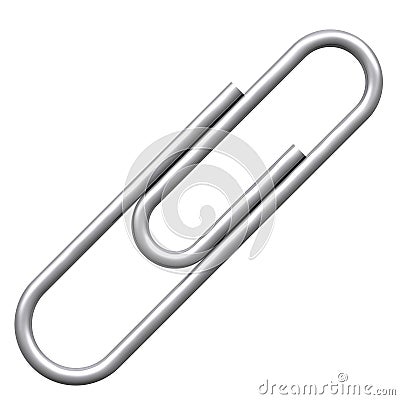 Paper Clip Stock Photo