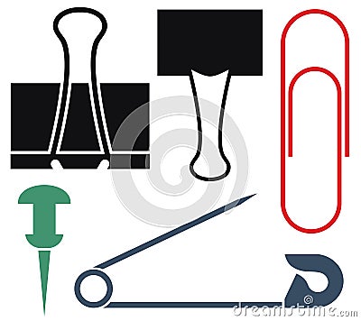 Paper Clip Vector Illustration