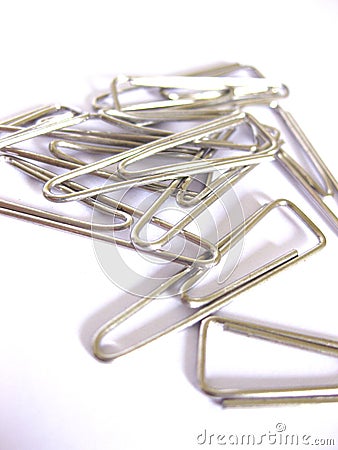 Paper Clips Stock Photo