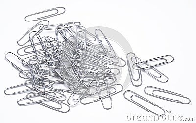 Paper Clips Stock Photo