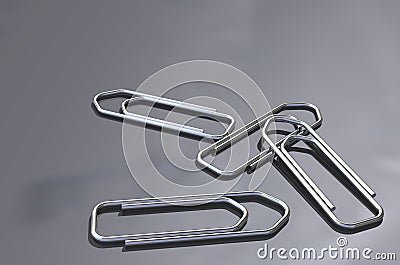 Paper clips Stock Photo