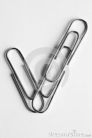 Paper clips Stock Photo