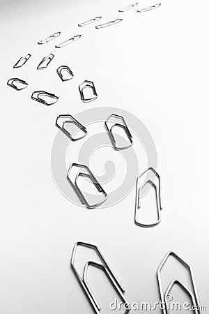 Paper Clips Stock Photo