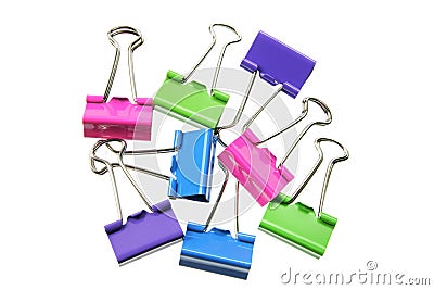 Paper Clips Stock Photo