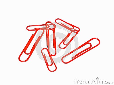 Paper Clips Stock Photo