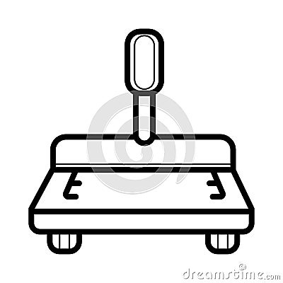 Paper Cutter Icon Vector Illustration