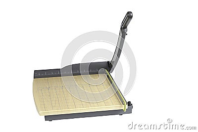 Paper Cutter Isolated Stock Photo