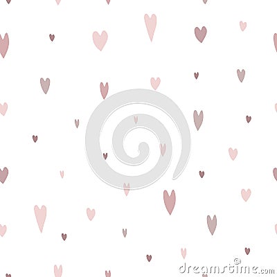 Paper design. Element of seamless pattern. Hearts Stock Photo