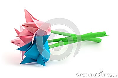 Paper flower Stock Photo