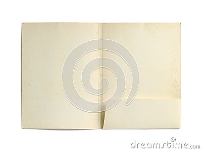 Paper folder Stock Photo