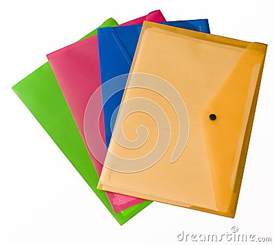 Paper folders Stock Photo
