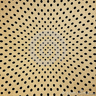 Paper with holes dazzled abstract Stock Photo