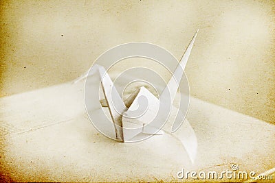 Paper magic origami Stock Photo