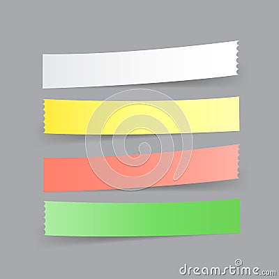 Paper menu option Vector Illustration