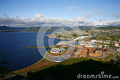 Paper Mill Stock Photo