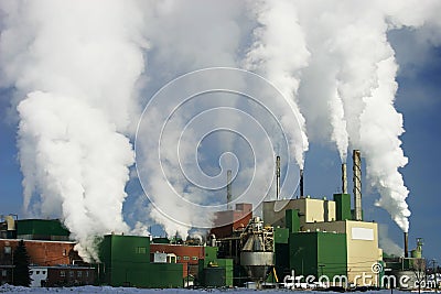 Paper Mill 2 Stock Photo