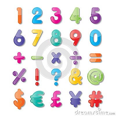 Paper number and symbol Vector Illustration