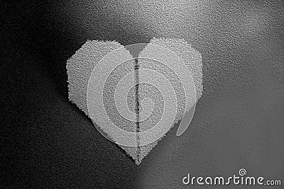 Paper origami Valentines Day heart Stock Photo