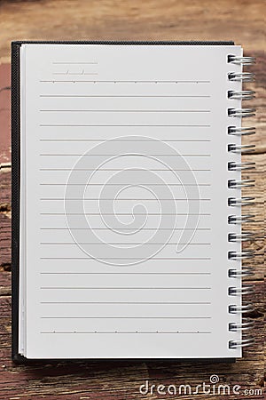 Paper page notebook Stock Photo
