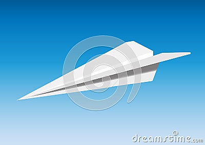 Paper plane Stock Photo