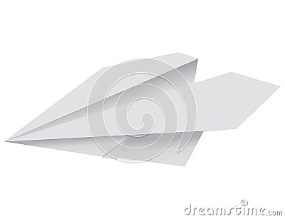 Paper plane Vector Illustration