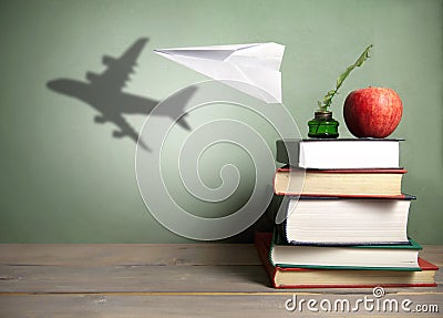 Paper plane concept Stock Photo