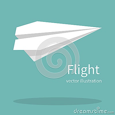 Paper plane vector Vector Illustration